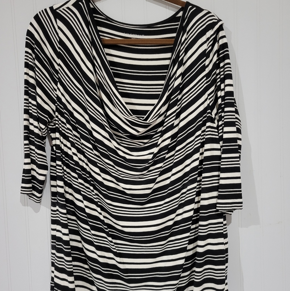 3/4 Sleeve Striped Top
